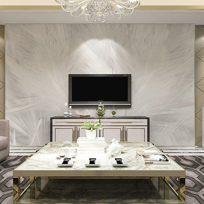 Vivolux | Fotografie Veer Muurdecoratie Decal für Akzentwand in Einem Weiß, Personalisierte Größe Verfügbar