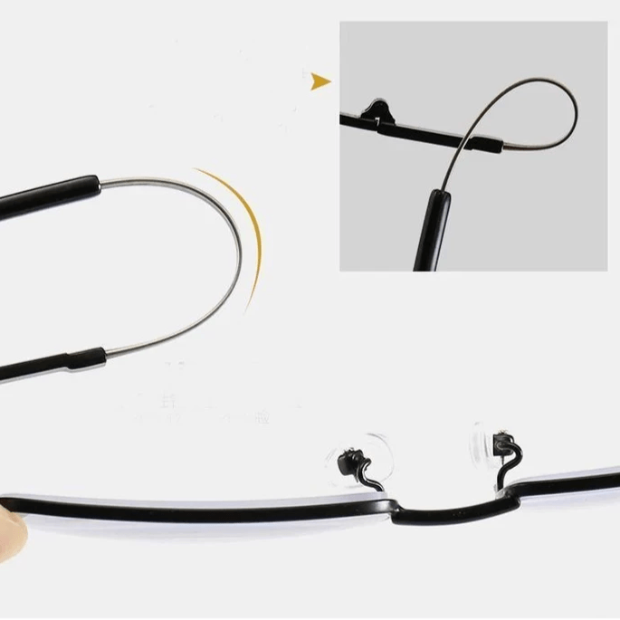 Titanium Progressive Fern- und Nahbereich Dual-Use Lesebrille