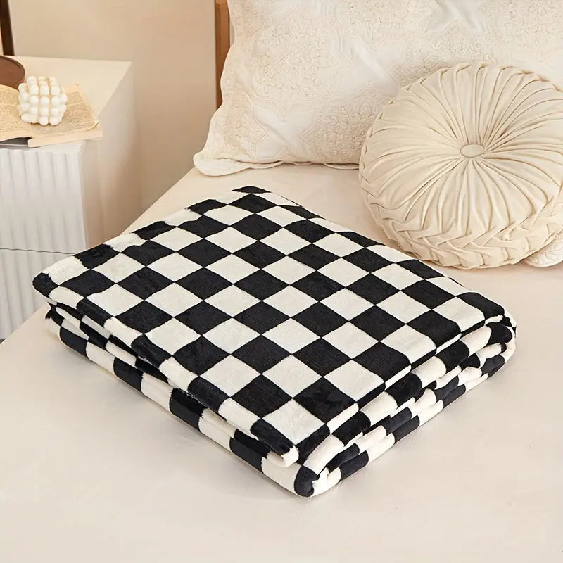 Vivolux | Klassische Karodecke – Weiche und Warme Decke für Sofa und Schlafzimmer