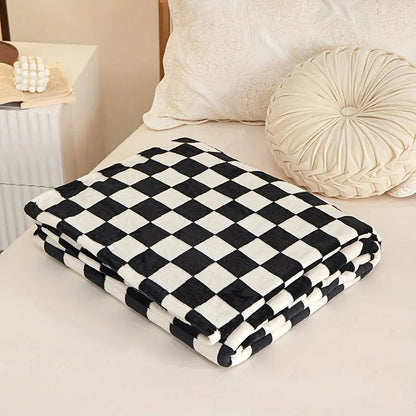 Vivolux | Klassische Karodecke – Weiche und Warme Decke für Sofa und Schlafzimmer