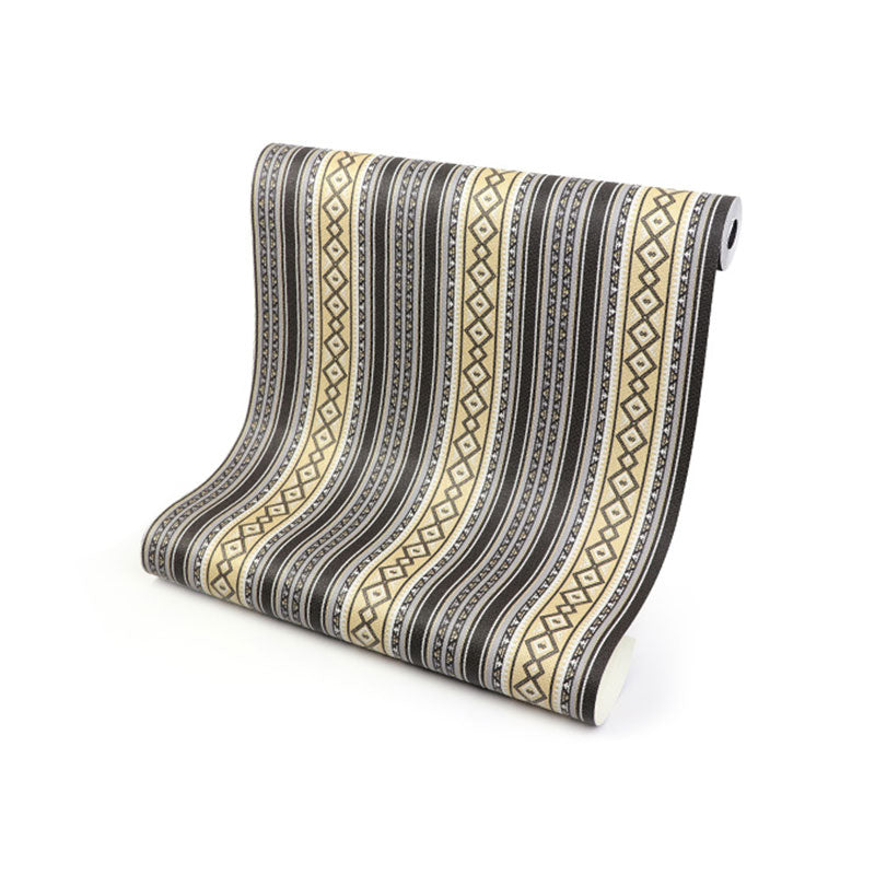 Vivolux | Neutrale Farbe Europäische Wanddekoration 57,1 Quadratfuß. Vertikale Streifen-Tapete für das Esszimmer