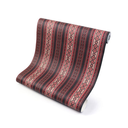 Vivolux | Neutrale Farbe Europäische Wanddekoration 57,1 Quadratfuß. Vertikale Streifen-Tapete für das Esszimmer