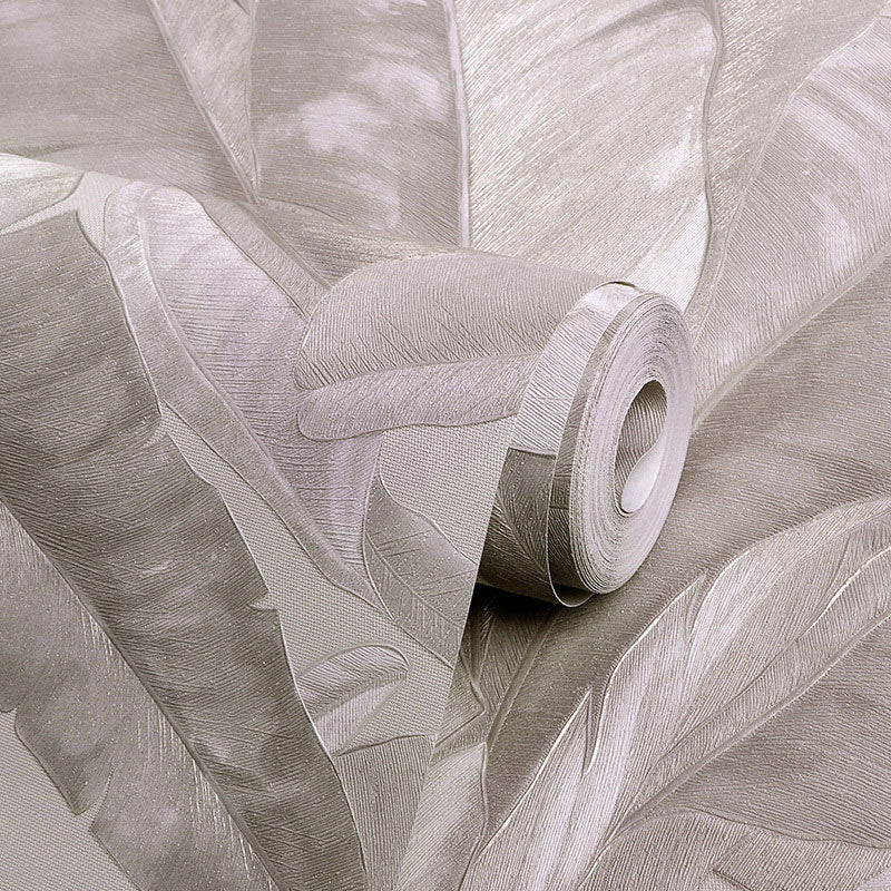 Vivolux | Tropische Bananenblatt Wandbekleding für Akzentwand Zeitgenössische Tapete, 33' bei 20,5"