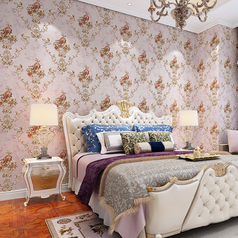 Vivolux | Blühende Blumen Wandkunst Unpasted Tapetenrolle für Esszimmer Dekor, 20,5" x 33'