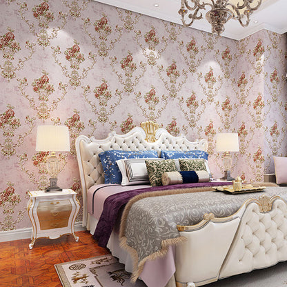 Vivolux | Blühende Blumen Wandkunst Unpasted Tapetenrolle für Esszimmer Dekor, 20,5" x 33'