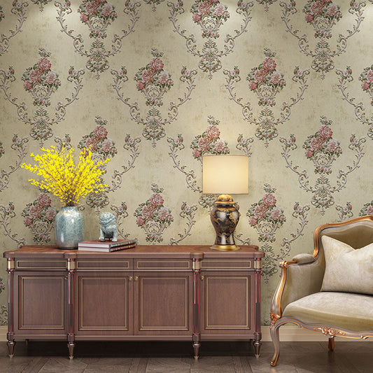 Vivolux | Blühende Blumen Wandkunst Unpasted Tapetenrolle für Esszimmer Dekor, 20,5" x 33'