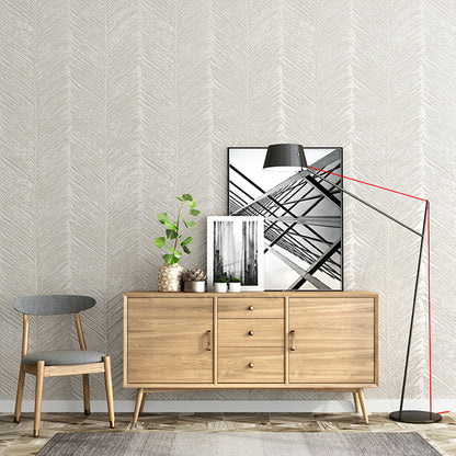 Vivolux | Weiche Farbminimalistische Wandkunst 20,5" x 33' Blattextur Tapetenrolle für Akzentwand