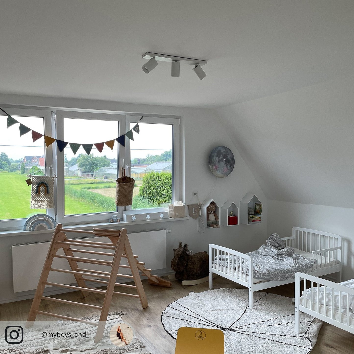 Vivolux | Deckenleuchte Weiß Aluminium Verstellbarer Spotlights