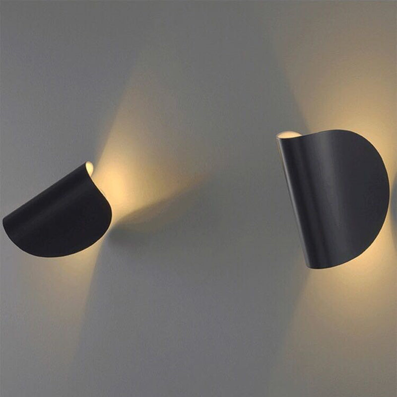 Vivolux | Eveline Modern Geometric LED 4 Color Wall Light Indoor/Outdoor Metal