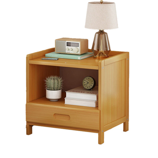 Vivolux | HanaCrate Japanischer Nachttisch | Massivholz | 1 oder 3 Schubladen | Minimalistisches Design für Schlafzimmer