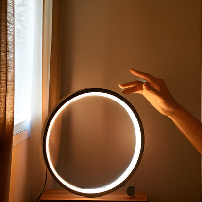 Vivolux | Halo Glo Lampe – minimalistische dimmbare runde LED-Tischlampe
