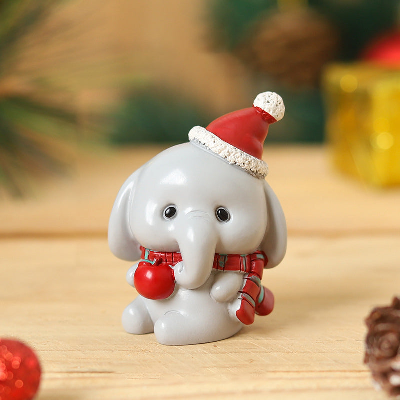 Vivolux | Handgefertigte Tier-Weihnachtsmann-Ornamente