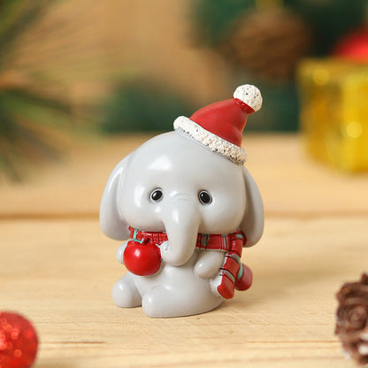 Vivolux | Handgefertigte Tier-Weihnachtsmann-Ornamente