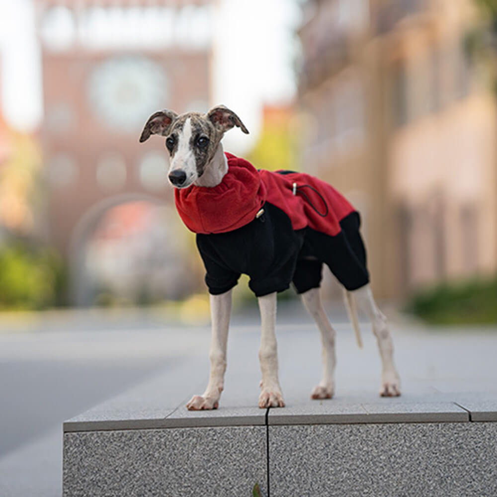 Vivolux | Vollständiger Schutz Polar Fleece Hund Overall mit abnehmbarem Kragen