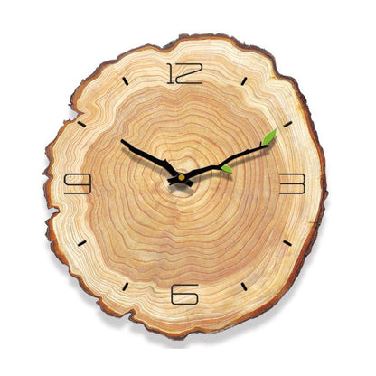 Vivolux | Hölzerne Jahresringe Wanduhr