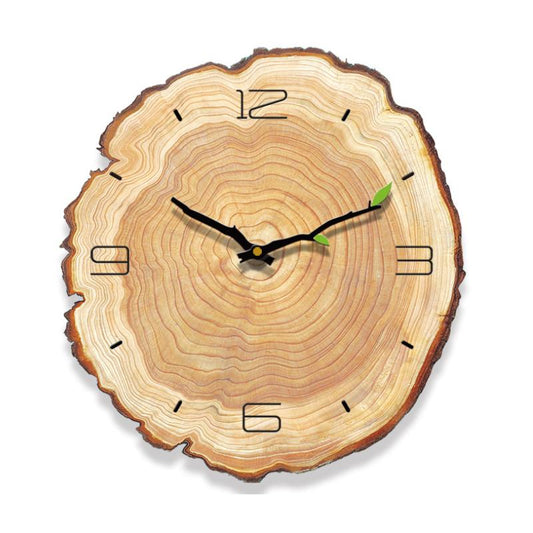 Vivolux | Hölzerne Jahresringe Wanduhr