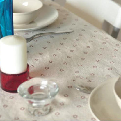 Vivolux | Daisy Print Baumwolle Leinen Tischdecke