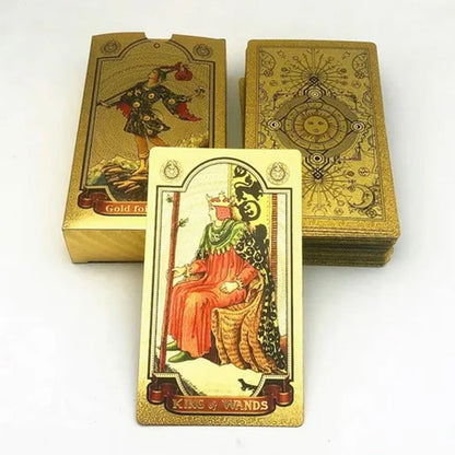 Entdecken Sie die mystische Welt des Tarot Gold Foil Tarot