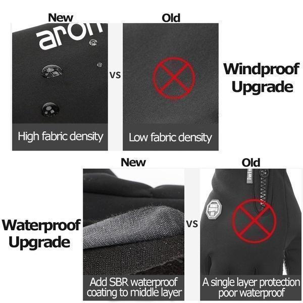 Warme wasserdichte Touchscreen-Handschuhe