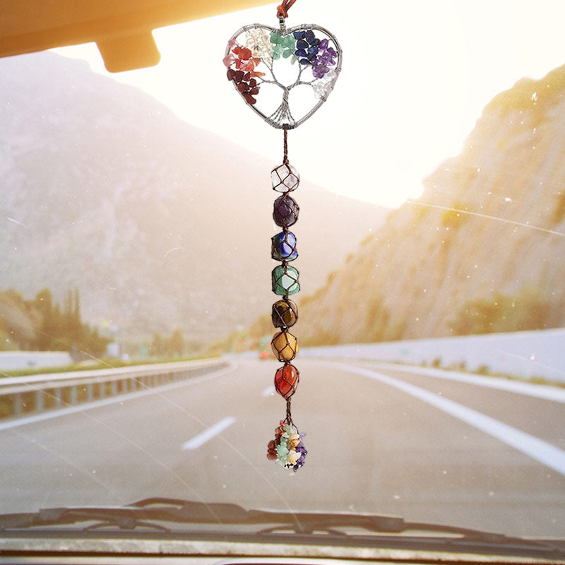 Vivolux | 7 Chakra Stein Heilung Kristall Lebensbaum Dekoration