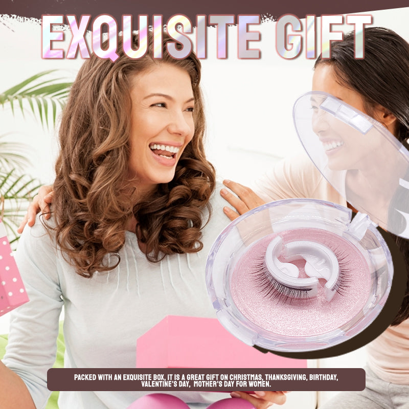 Wasserfeste und wiederverwendbare selbstklebende Wimpern