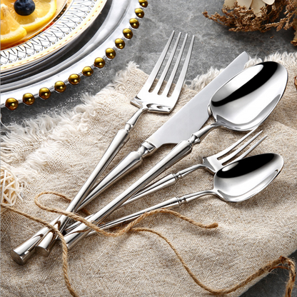 Vivolux | Klassisches Edelstahlset mit Eleganten Griffen