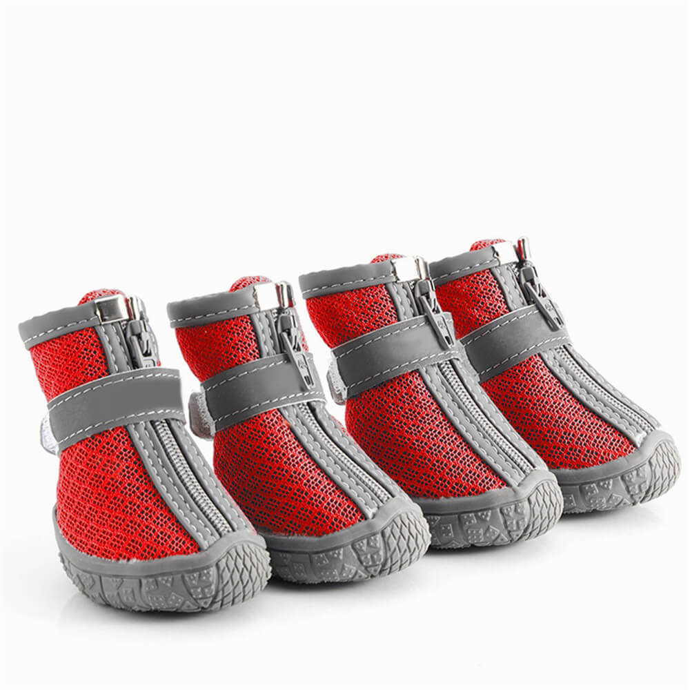 Vivolux | Haltbare Outdoor-Hundeschuhe mit Netzgewebe - All-Terrain-Pfoten Schutz