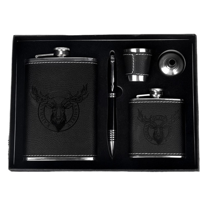 9oz Hochwertiges Edelstahl 304 Flachmann-Set Whiskey Wein Flasche Alkohol Getränkeflasche Reise Trinkgeschirr Für Geschenke