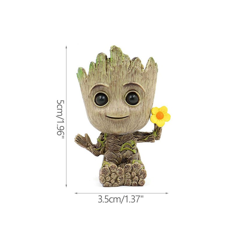Vivolux | Cartoon Groot Miniaturfigur: Verspielte Bürodekoration