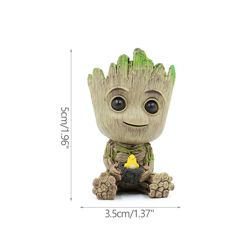 Vivolux | Cartoon Groot Miniaturfigur: Verspielte Bürodekoration