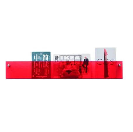 Vivolux | ClearLine – Stilvolle Acryl Wandregal für Zeitschriften