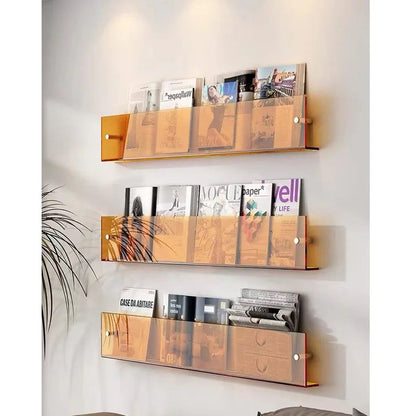 Vivolux | ClearLine – Stilvolle Acryl Wandregal für Zeitschriften
