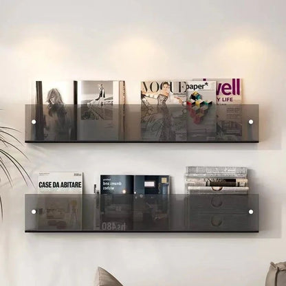Vivolux | ClearLine – Stilvolle Acryl Wandregal für Zeitschriften