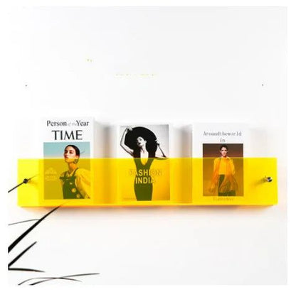 Vivolux | ClearLine – Stilvolle Acryl Wandregal für Zeitschriften