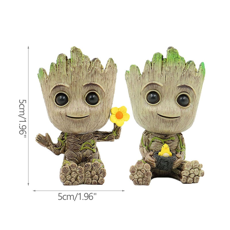 Vivolux | Cartoon Groot Miniaturfigur: Verspielte Bürodekoration