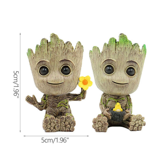 Vivolux | Cartoon Groot Miniaturfigur: Verspielte Bürodekoration
