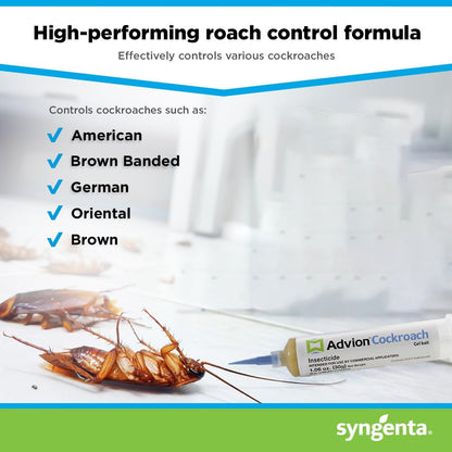 Vivolux | Advion Schaben Gel Köder, Schabenvernichter, Ungiftiger Schädlingsvernichter, Schädlingsbekämpfung