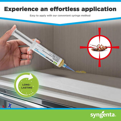 Vivolux | Advion Schaben Gel Köder, Schabenvernichter, Ungiftiger Schädlingsvernichter, Schädlingsbekämpfung