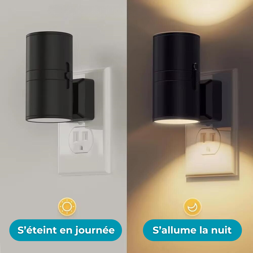 Vivolux | Nachtlicht Steckdose mit Helligkeitserkennung und einstellbarer Helligkeit