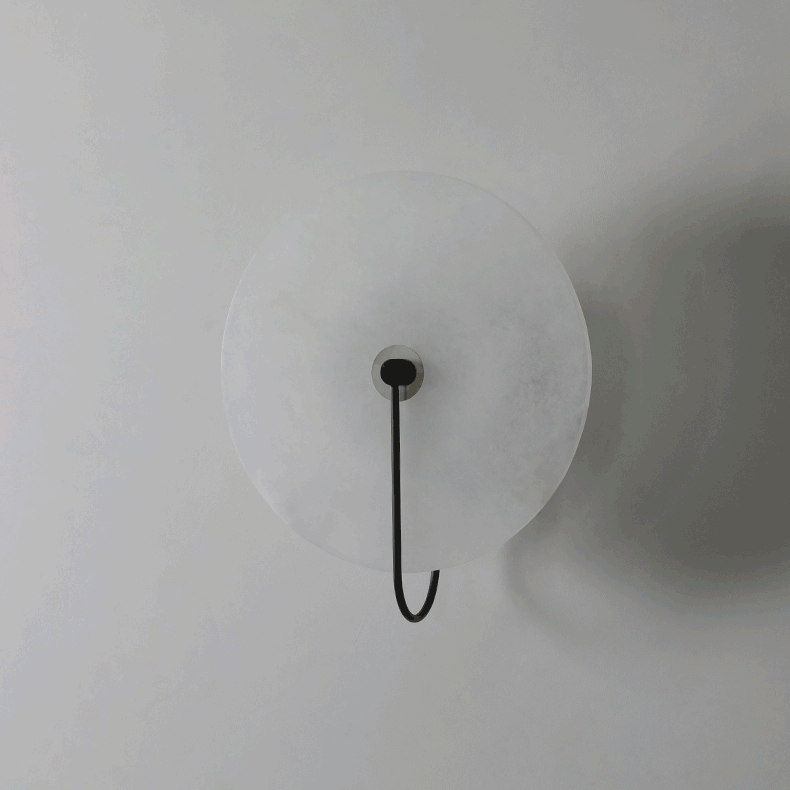 Vivolux | Weiße Alabaster-Wandlampe