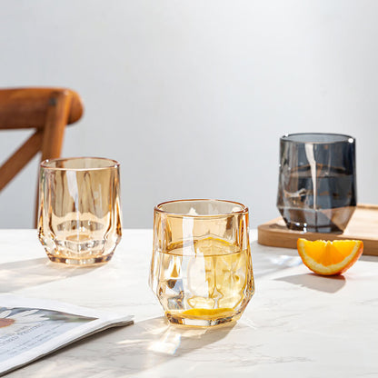 Vivolux | Amber hexagonales Glasbecher