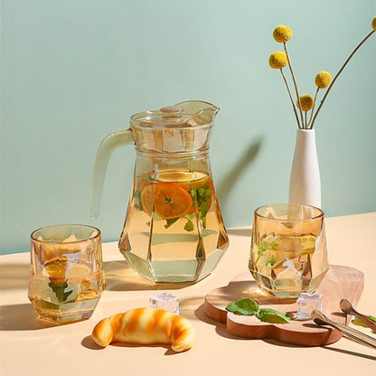 Vivolux | Amber hexagonales Glasbecher