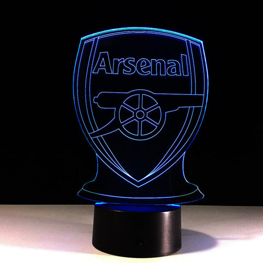 Vivolux | Fußball Arsenal 3D-Optische Illusionslampe