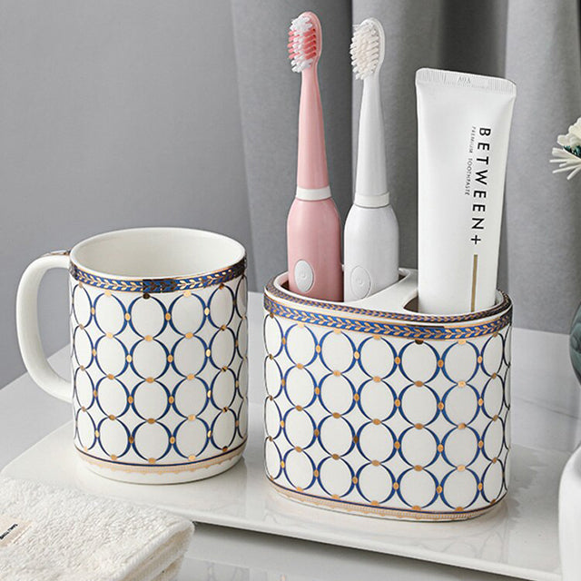 Vivolux | Luxuriöser Art Deco Badezimmer-Accessoireshalter