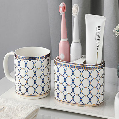 Vivolux | Luxuriöser Art Deco Badezimmer-Accessoireshalter