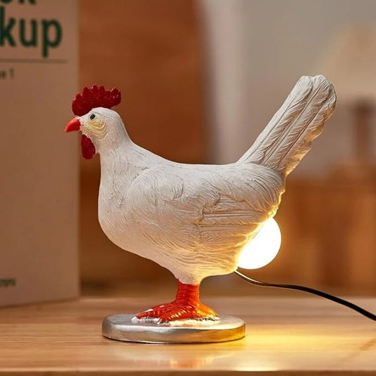 Vivolux | Frendorf Huhn Lampe - lustige Tischlampe in Form eines Huhns