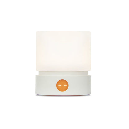 Vivolux | Zeitgenössische nordische Timer wiederaufladbare ABS HIPS Silikonzylinder LED Tischlampe Nachtlicht für Nachttisch