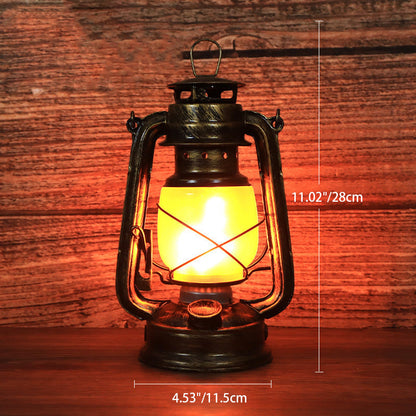 Vivolux | Traditionelle Vintage Runde Pferdelampe Eisen Acryl LED Tischlampe für das Wohnzimmer