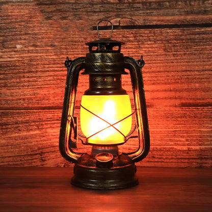 Vivolux | Traditionelle Vintage Runde Pferdelampe Eisen Acryl LED Tischlampe für das Wohnzimmer