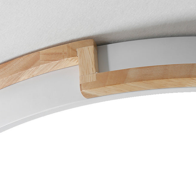 Vivolux | LumenCraft Nordic LED Deckenleuchte | Holzrahmen | Acrylschirm | Stimmungslicht | Für Schlafzimmer und Wohnzimmer